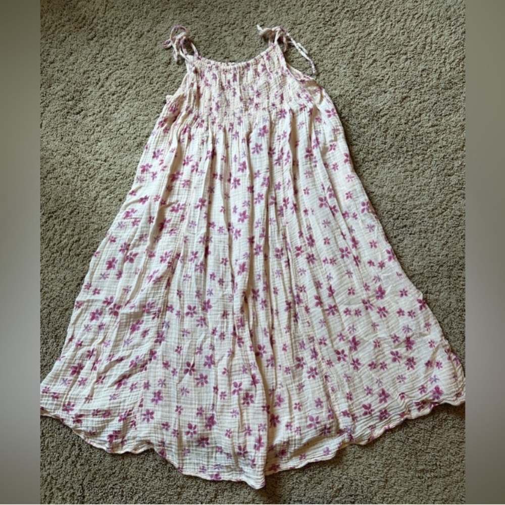 Free People Floral Pink Dress